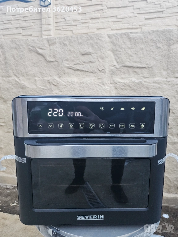 Електрическа фурна Severin Bake & Fry, 2200 W, 25 L, 12 програми, Таймер, LED дисплей, 3 аксесоара, , снимка 1