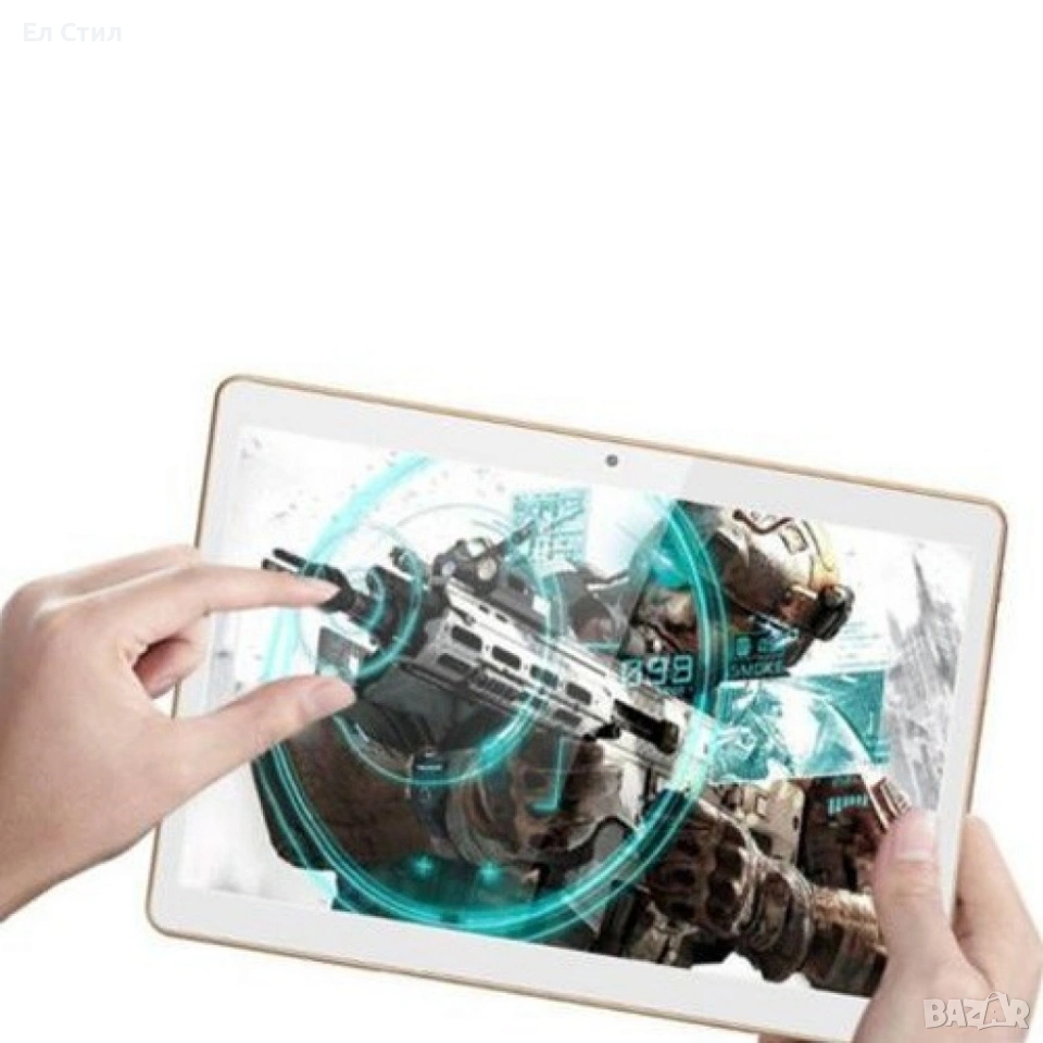 10 инчов таблет с HD качество и двойна карта SIM + Калъф. , снимка 1