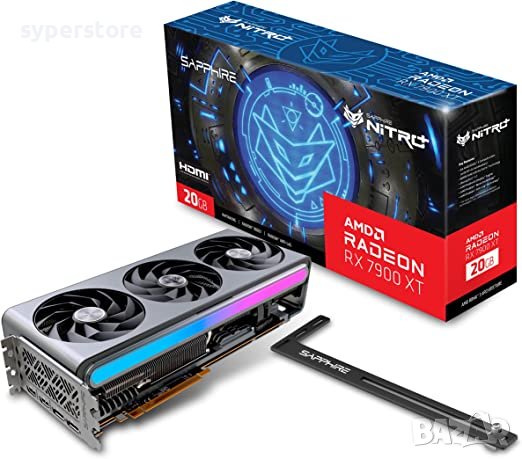 Видео Карта Sapphire Nitro+ AMD Radeon RX7900 XT 20GB PCI-Express 4.0, 2xHDMI, 2xDP, снимка 1