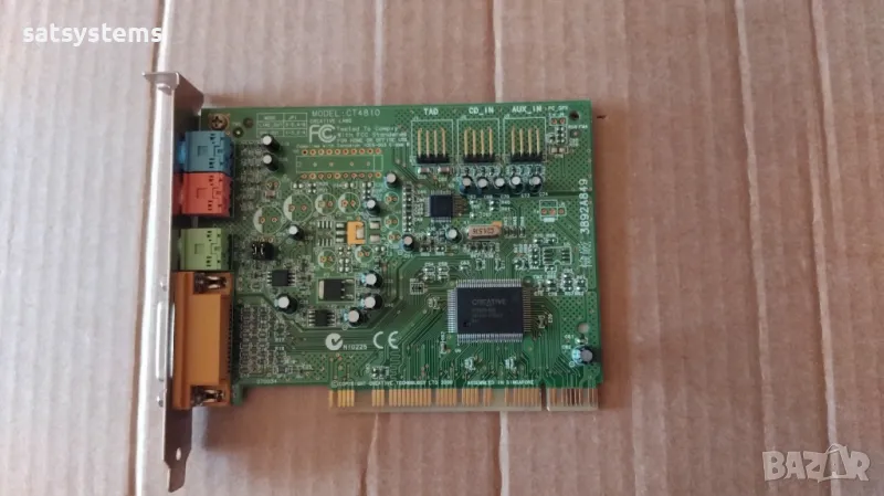 Звукова карта Creative Labs Sound Blaster ViBRA 128 PCI CT4810 PCI, снимка 1