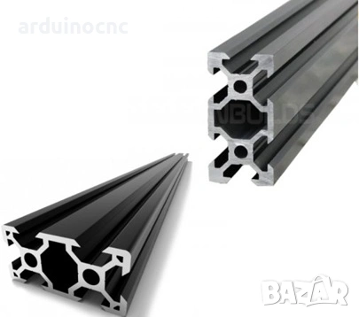 Конструкционен алуминиев профил 2040 V-SLOT линейна направляваща констуктивен 3D принтер, снимка 1