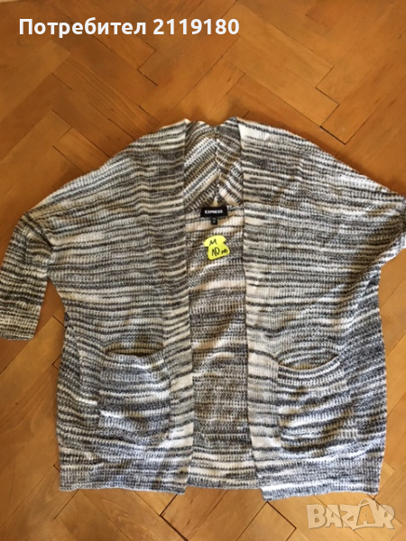 памучна лятна жилетка с среден ръкав и джобове, снимка 1