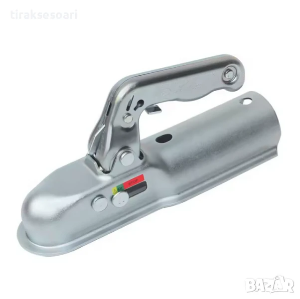  Заключваща лапа за теглич 50мм за ремарке до 800 кг неръждаема стомана, снимка 1