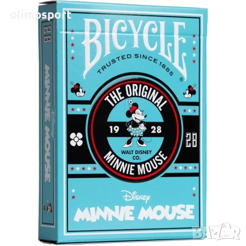 КАРТИ ЗА ИГРА BICYCLE DISNEY CLASSIC MINNIE MOUSE нови, снимка 1