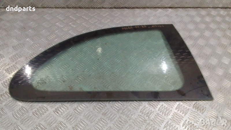 Странично стъкло Nissan Micra 2004г.(задно дясно)	, снимка 1