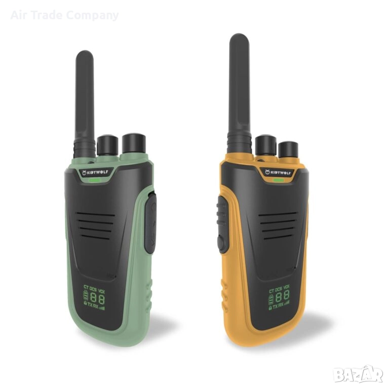 Детска радиостанция уоки токи Kidywolf Walkie-Talki, 2 бр., снимка 1