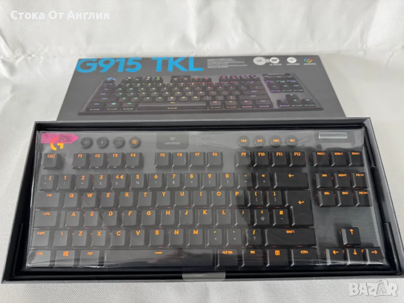 Клавиатура Logitech G915 TKL/ 920-009501, снимка 1
