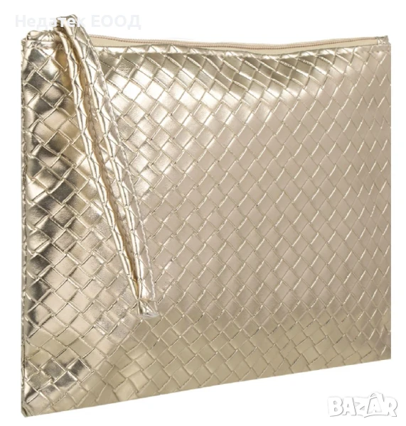 Несесер за тоалетни принадлежности, Златист, 25x18 см. , снимка 1