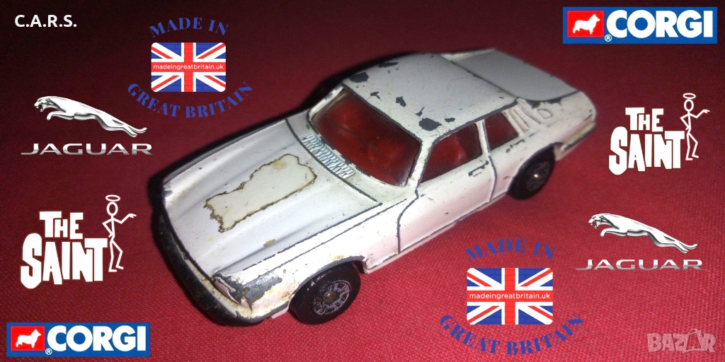 CORGI Juniors 32 THE SAINT Jaguar XJ-S Made in Gt Britain, снимка 1