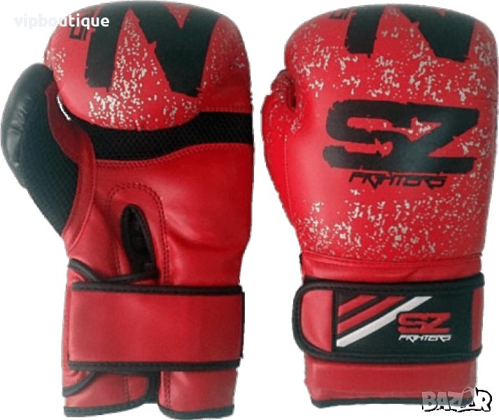  Боксови Ръкавици EVO Line BEAST Ест. Кожа Червени, снимка 1