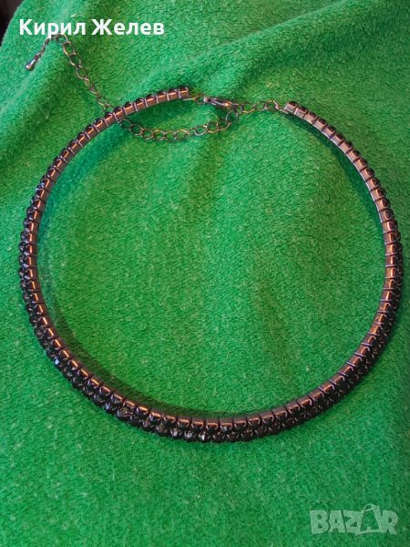 СТИЛНО ВЕЧЕРНО ВИНТИДЖ АРТ КОЛИЕ ОГЪРЛИЦА НАКИТ 27947, снимка 1