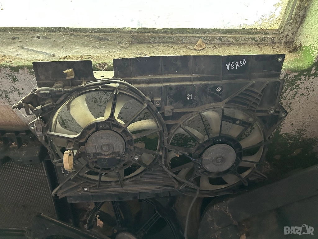 перки Toyota Verso 2.0 D4d 126 кс охлаждане дифузьор вентилатор, снимка 1