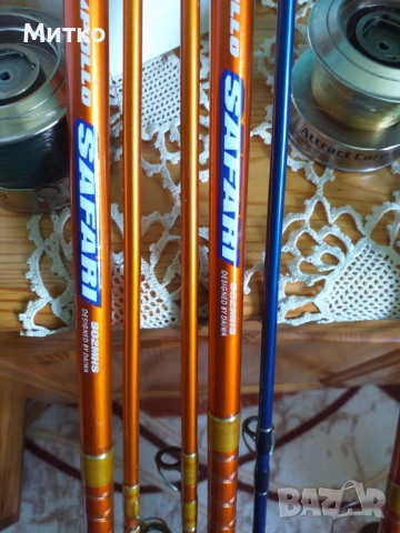  Пръчки плътно фибростъкло 2,70м с макари, снимка 8 - Въдици - 51100633