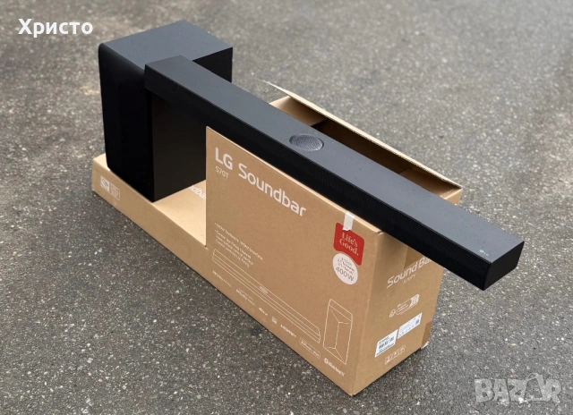 ГАРАНЦИОНЕН!!! Саундбар LG S70TY, 3.1.1, 400W, Dolby Atmos, Subwoofer Wireless, HDMI, USB, , снимка 3 - Тонколони - 53725635
