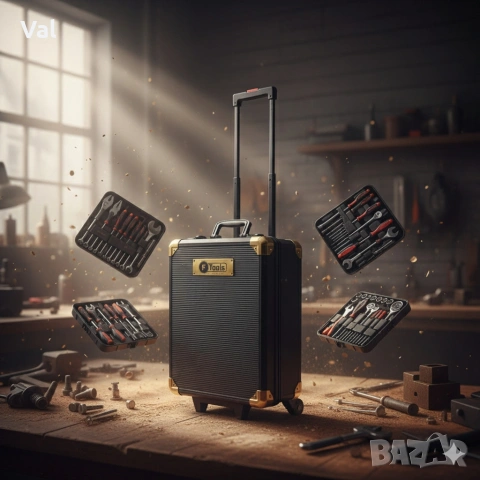 Професионален куфар с инструменти IF Tools BLACK GOLD 2024 – 599 части, CR-V стомана, снимка 2 - Куфари с инструменти - 53671543