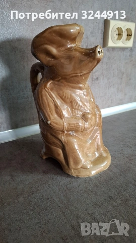 Ретро порцеланова кана ,,Прасе", снимка 2 - Сервизи - 53647024