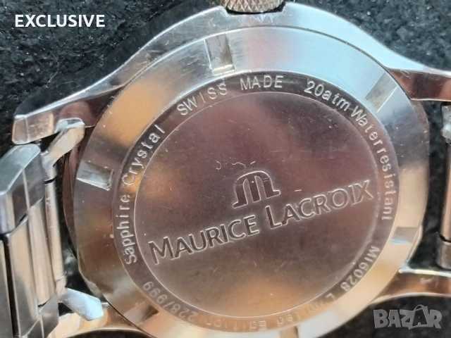 Швейцарски часовник Maurice Lacroix  Chronometer limited  Договаряне!, снимка 8 - Мъжки - 45953862
