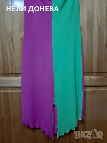 Шикозна Рокля на "Стилна жена" в електрикови цветове !НОВА!, снимка 4 - Рокли - 50266563