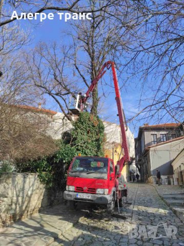 17m Автовишка под наем Пловдив и регион рязане на опасни дървета, снимка 5 - Услуги с автокран - 35724282
