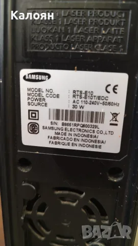 Аудио система 2+1 Samsung RTS E10, снимка 4 - Аудиосистеми - 55978987