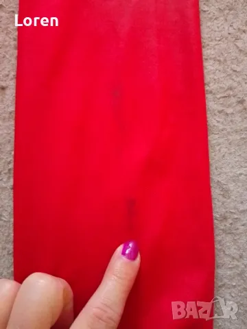 Червен клин с мокър ефект , снимка 8 - Клинове - 49163647