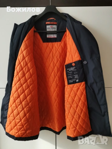 Ново мъжко официално-ежедневно марково яке-палто QS by s.OLIVER  XXL, снимка 3 - Якета - 53694991