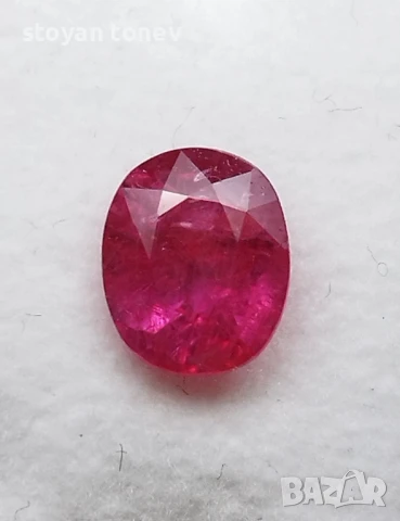 Фантастичен ненагряван рубин с жив цвят 2.13кт.! Сертифициран! Нов!, снимка 10 - Други - 50705746