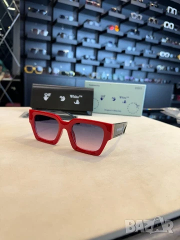 очила с черен обикновен калъф off white , снимка 8 - Слънчеви и диоптрични очила - 50668884