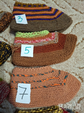 Нови вълнени терлици, снимка 5 - Мъжки чорапи - 47725956