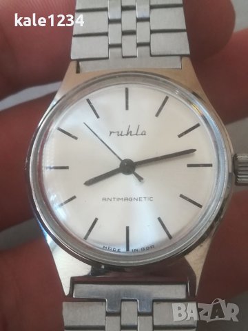 Мъжки часовник Ruhla. Made in GDR. Vintage watch. Механичен механизъм. Рухла 
