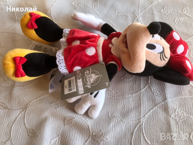 Оригинална плюшена играчка Мини Маус /Minnie Mouse, 33 см Официален лицензиран продукт Disney Store, снимка 11 - Плюшени играчки - 53655068