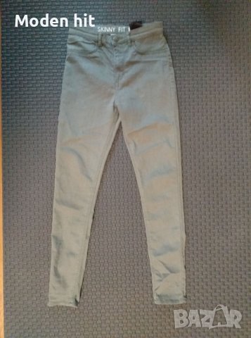 H&M Skinny Fit за момиче - дънков панталон войнишко зелено /размер 152 см./, снимка 3 - Детски панталони и дънки - 42102505