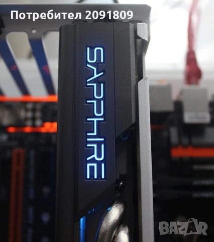 Видеокарта SAPPHIRE NITRO+ Radeon RX 580 8GB LE, снимка 6 - Видеокарти - 53652345