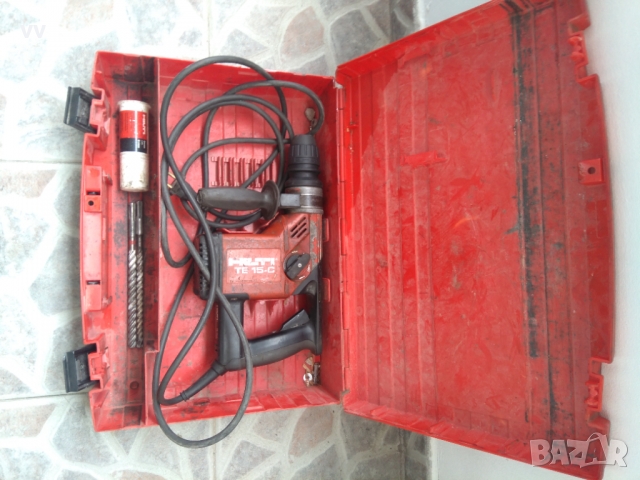 HILTI TE-15.C.сдс.плюс.кърти.пробива, снимка 4 - Куфари с инструменти - 36075802