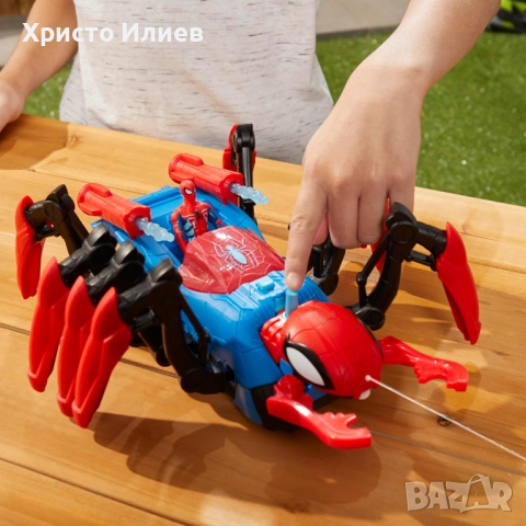 Спайдърмен HASBRO Spider-Man Web Splasher кола паяк с фигурка, снимка 3 - Фигурки - 52610824