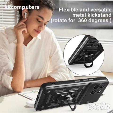 Honor X8c Удароустойчив Ring Holder Калъф и Протектор, снимка 9 - Калъфи, кейсове - 51496683