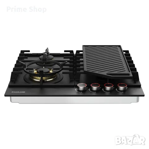 ПРО газов плот за вграждане, 4 горелки, 8 kW, Черно стъкло, GASLAND PRO GH2604BG1FC