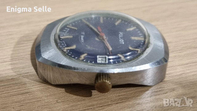 Мъжки механичен ръчен часовник POLJOT 17 Jewels, снимка 2 - Мъжки - 52643427