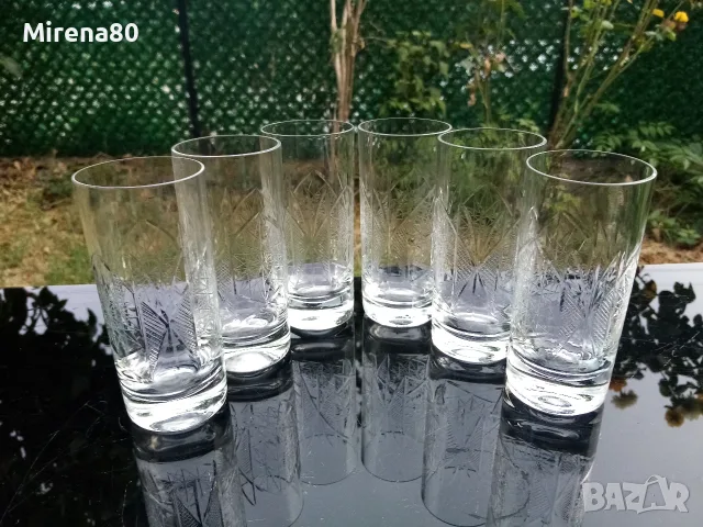 Български кристален сервиз за вода - СИП ! 