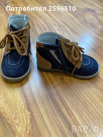 Детски обувки KicKers, ползвани веднъж. 23 номер, снимка 3 - Детски обувки - 49711366