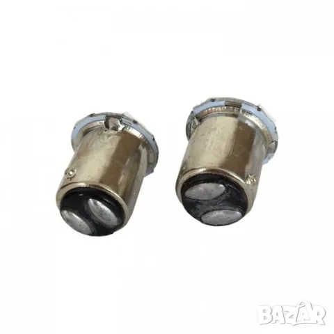 LED крушки BA9S 24V 6000K 2 броя с бяла светлина, снимка 4 - Аксесоари и консумативи - 55865119