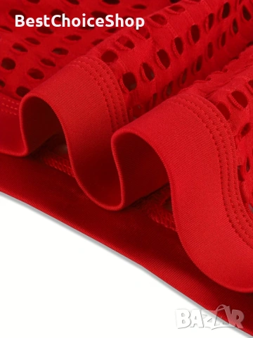 Меки дишащи боксерки, прозрачни къси боксерки, мрежести охлаждащи, снимка 4 - Бельо - 53090998