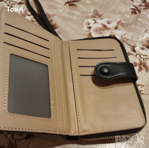 Ново Италианско Кожено Дамско Портмоне , снимка 3 - Портфейли, портмонета - 51852897
