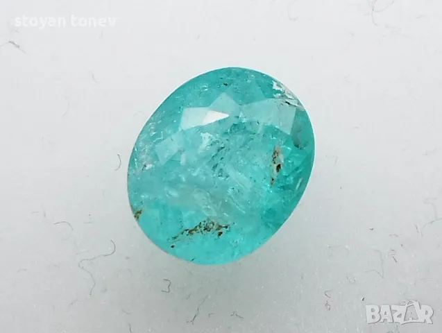 2.34кт.Натурален Параиба Турмалин!НОВ!Сертификат+Оценка!, снимка 8 - Колиета, медальони, синджири - 45349508