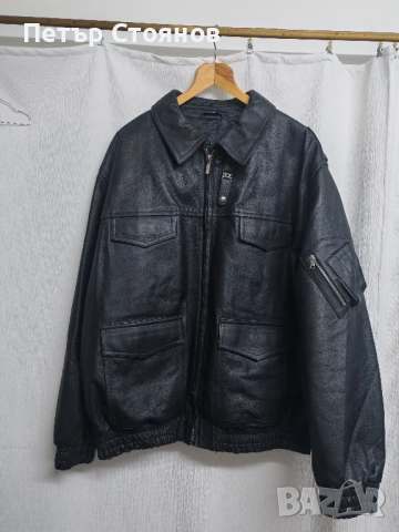Немско полицейско кожено яке STADLER за моторист р-р 64, снимка 4 - Якета - 52444970