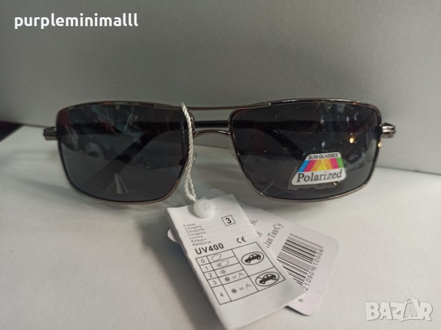 Мъжки полароидни слънчеви очила, снимка 2 - Слънчеви и диоптрични очила - 40559252