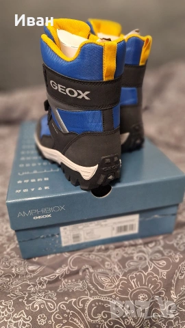Продавам нови водоустойчиви детски боти Geox 34 номер , снимка 3 - Детски боти и ботуши - 53754409