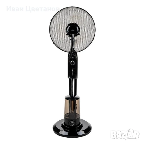 Вентилатор с водна мъгла 16", 75W, таймер, мехн. упр-е