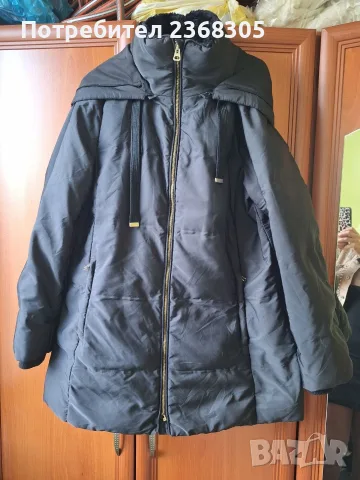 Дамско пухено яке ZARA, снимка 3 - Якета - 56213906