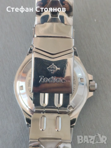 Продавам швейцарски часовник Zodiac-Marine Life-200 metra, снимка 5 - Мъжки - 53617049